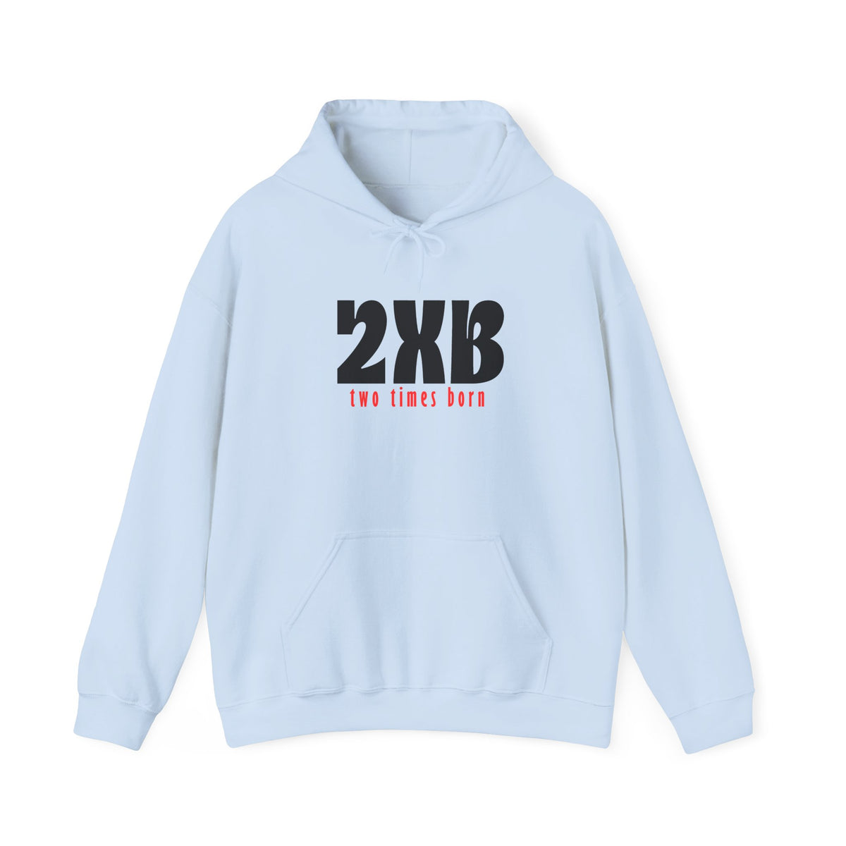 2XB Two Times Born Unisex Pullover Hooded Sweatshirt - Bri Mone&