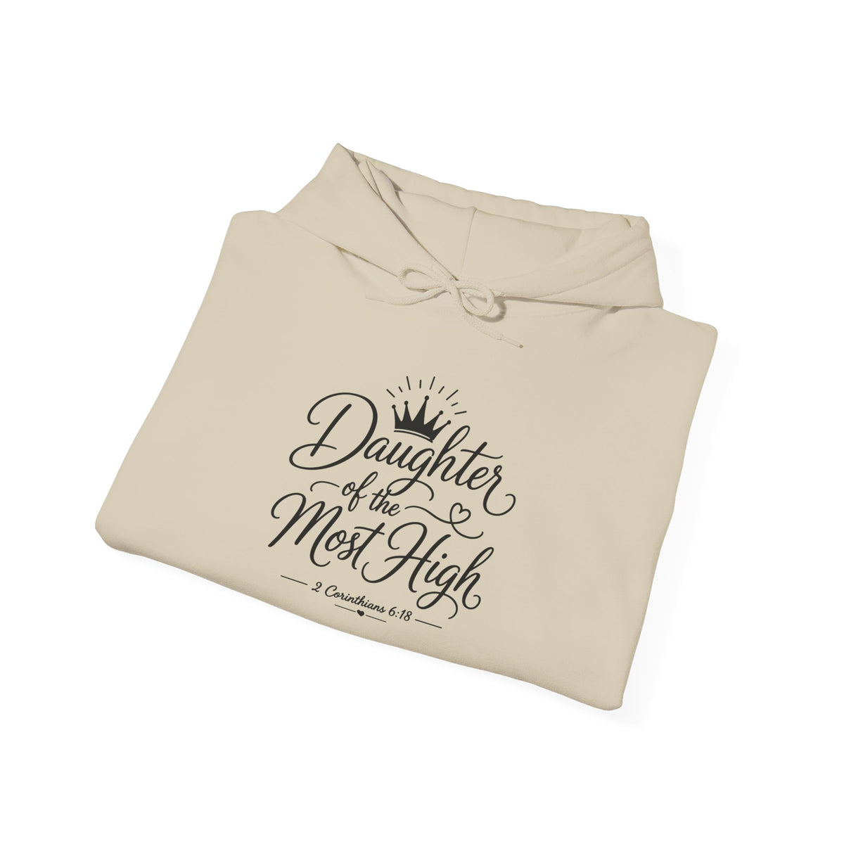 Daughter of the Most High Hoodie - Christian Faith Scripture Sweatshirt - Bri Mone&