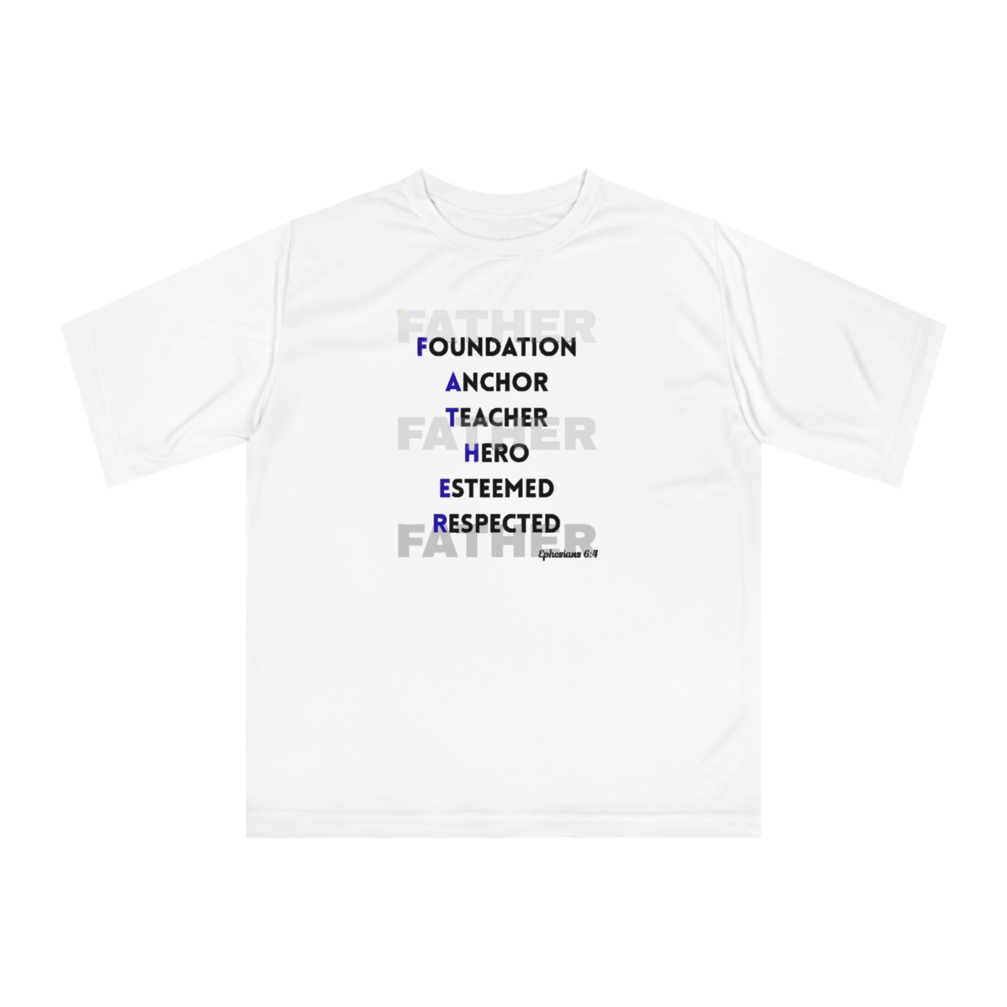 Father Acronym T-Shirt — "Father: Foundation, Anchor, Teacher, Hero" - Bri Mone&