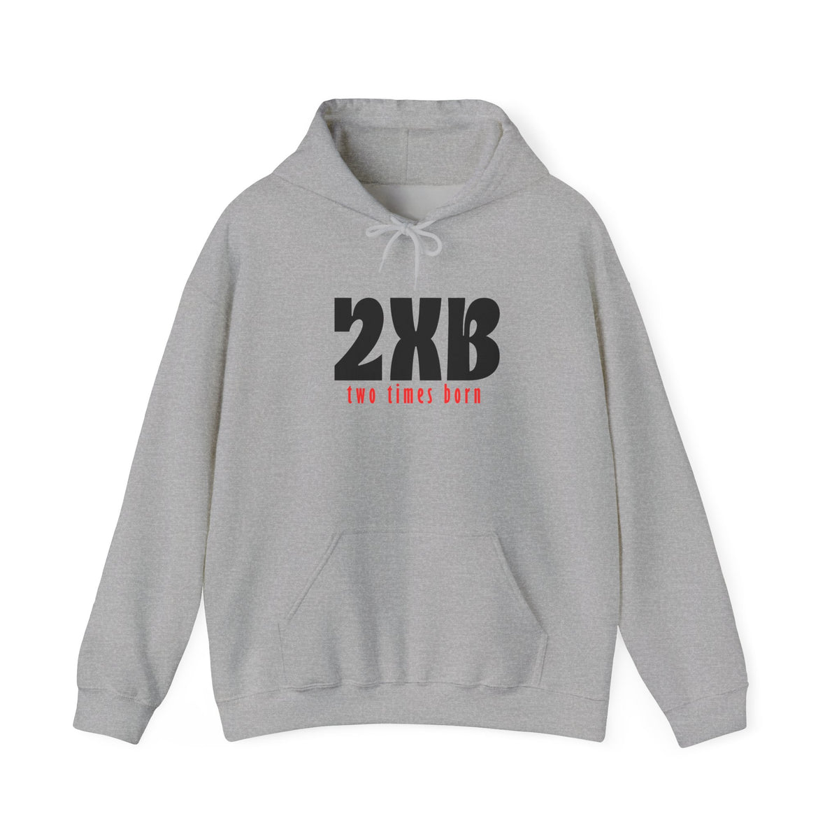 2XB Two Times Born Unisex Pullover Hooded Sweatshirt - Bri Mone&
