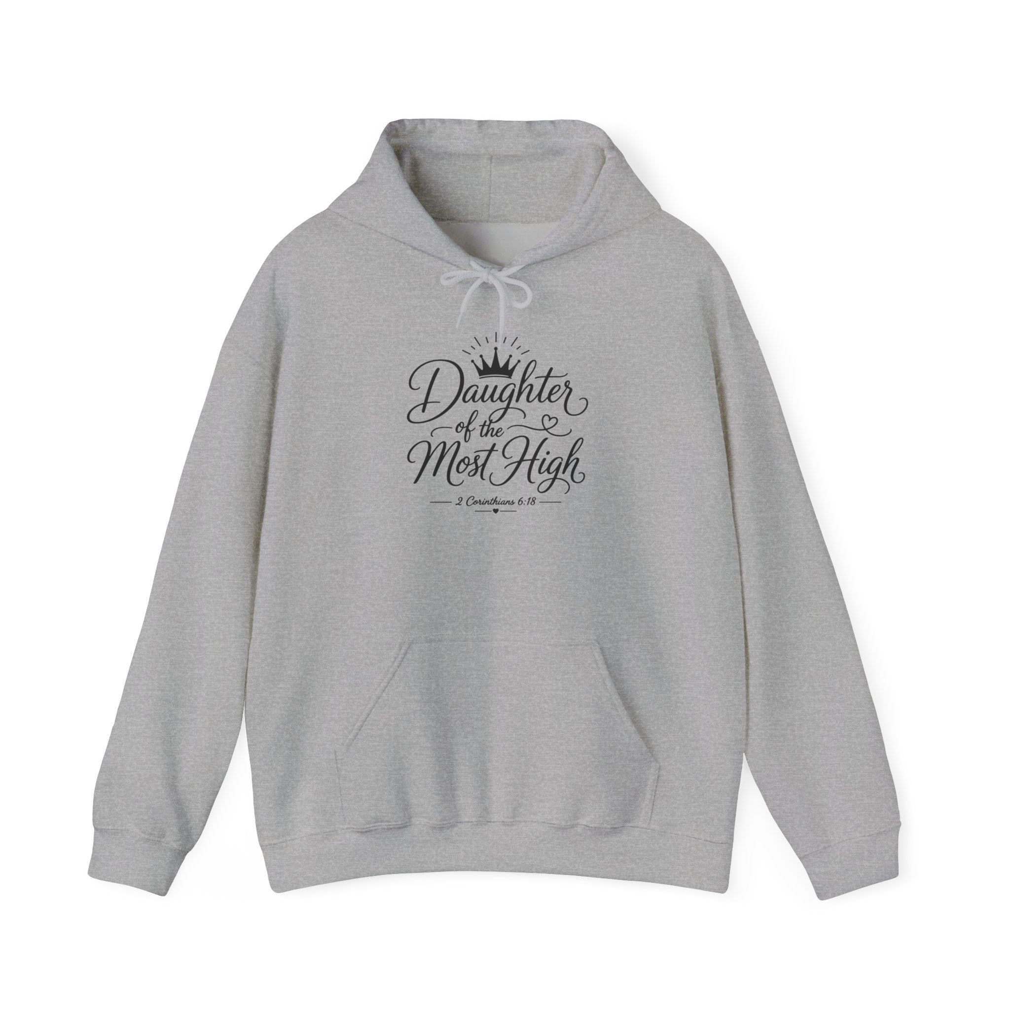 Daughter of the Most High Hoodie - Christian Faith Scripture Sweatshirt - Bri Mone&