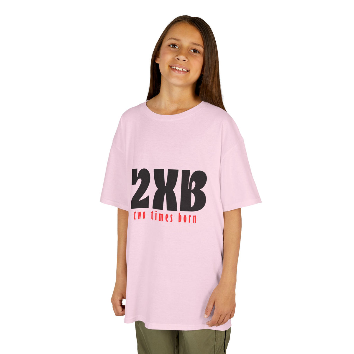 Kids T-Shirt “2xB – two times born” Bold Graphic Tee - Bri Mone&