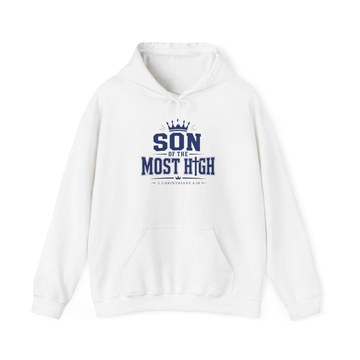 Son of the Most High Hoodie — Christian Faith Crown Sweatshirt