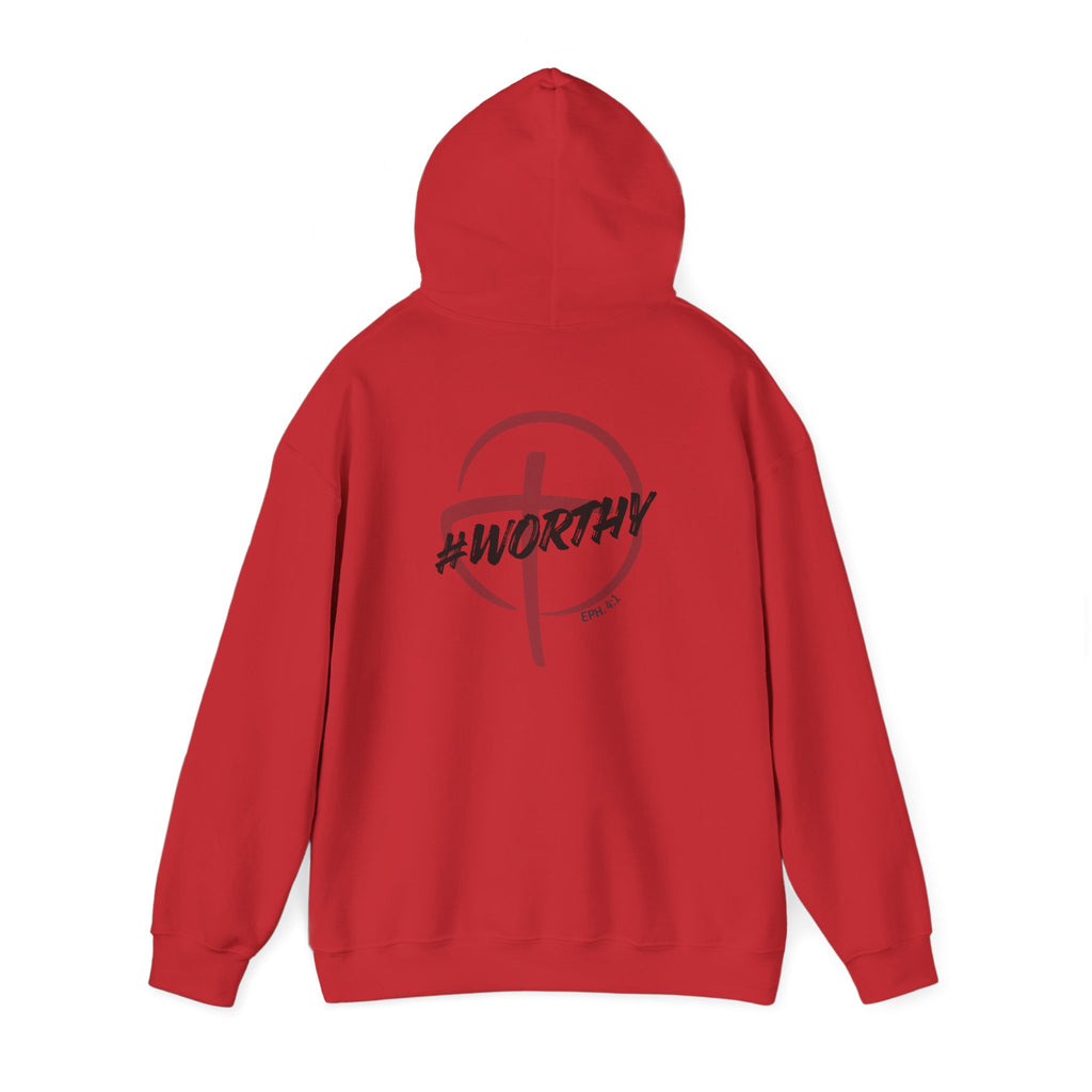 #Worthy Unisex Hoodie Faith-Inspired Graphic Pullover