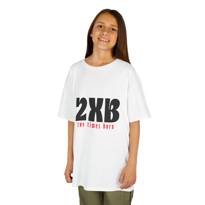 Kids T-Shirt “2xB – two times born” Bold Graphic Tee - Bri Mone&