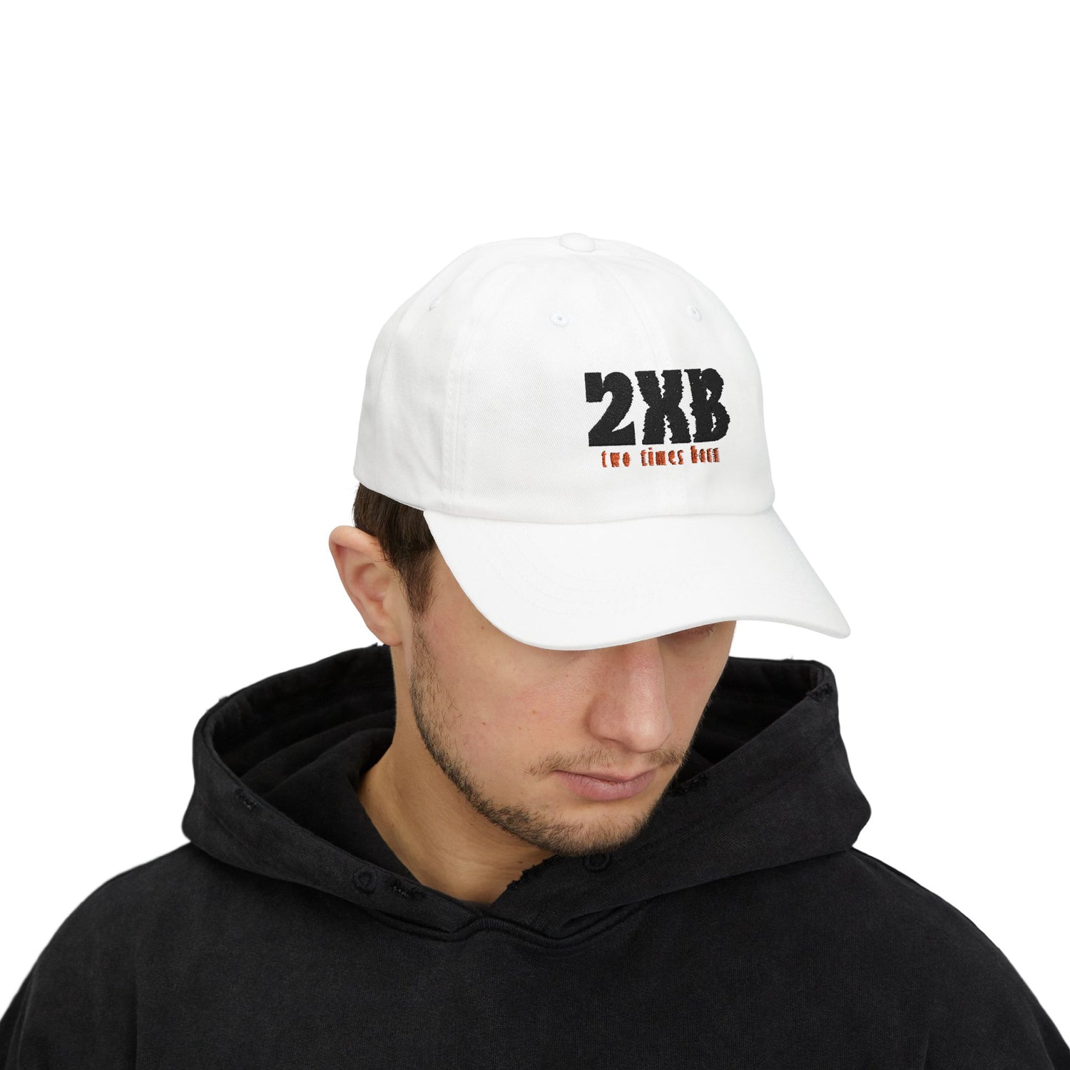 Classic Dad Cap — 2xB (Two Times Born) Embroidered Baseball Hat, John 3:3 Christian Faith Dad Hat - Bri Mone&