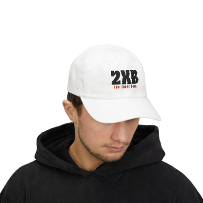 Classic Dad Cap — 2xB (Two Times Born) Embroidered Baseball Hat, John 3:3 Christian Faith Dad Hat - Bri Mone&