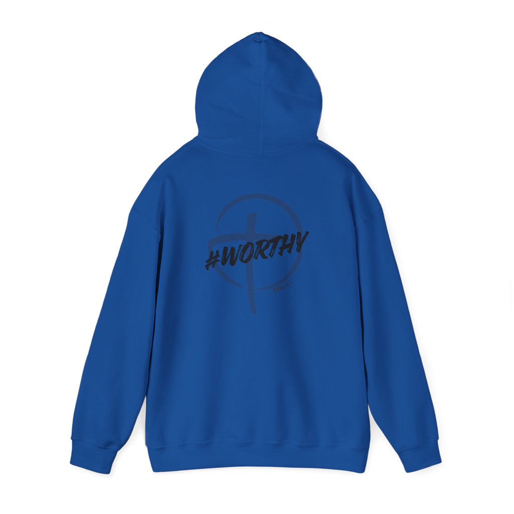 #Worthy Unisex Hoodie Faith-Inspired Graphic Pullover