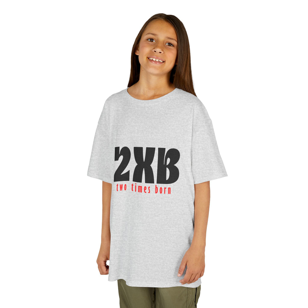 Kids T-Shirt “2xB – two times born” Bold Graphic Tee
