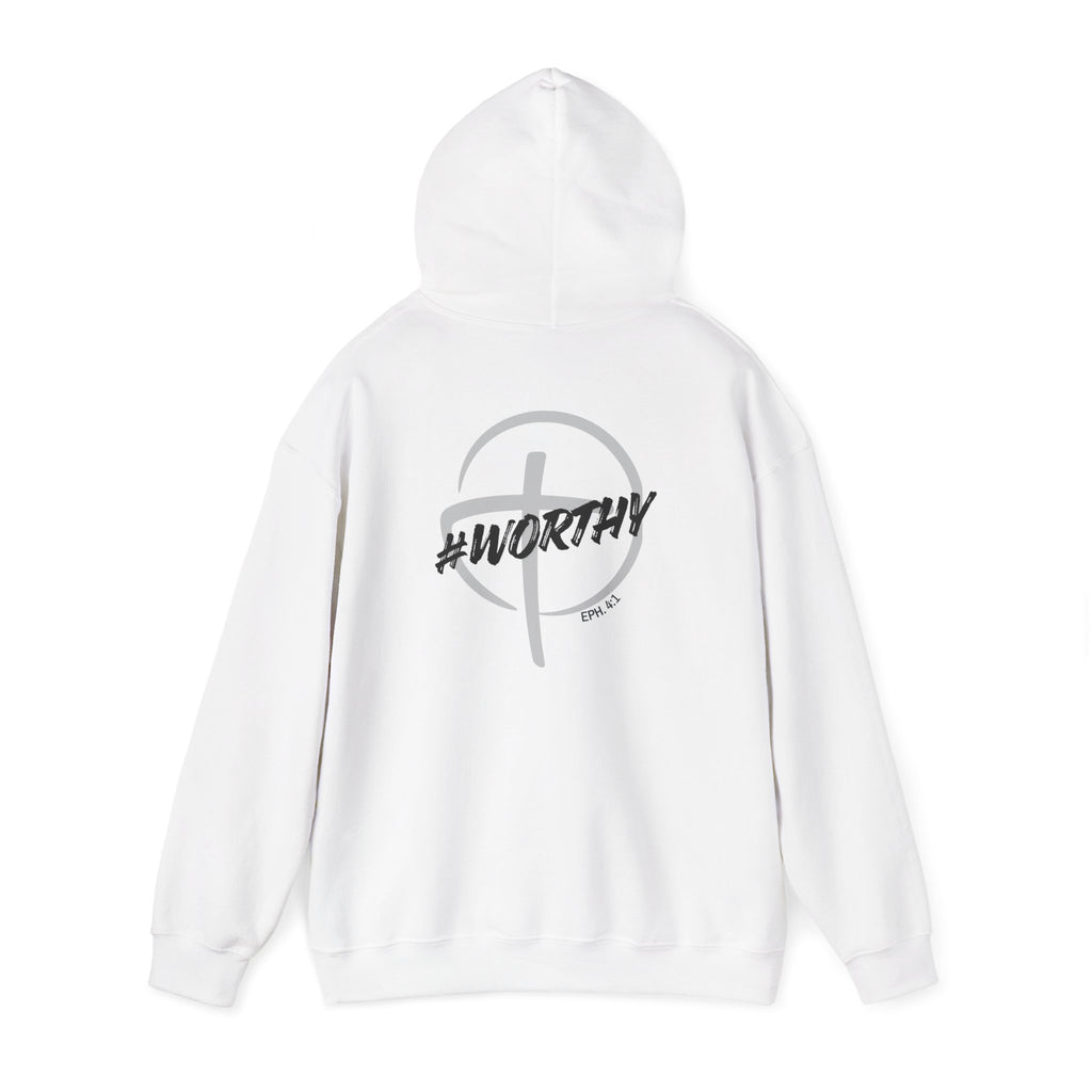 #Worthy Unisex Hoodie Faith-Inspired Graphic Pullover