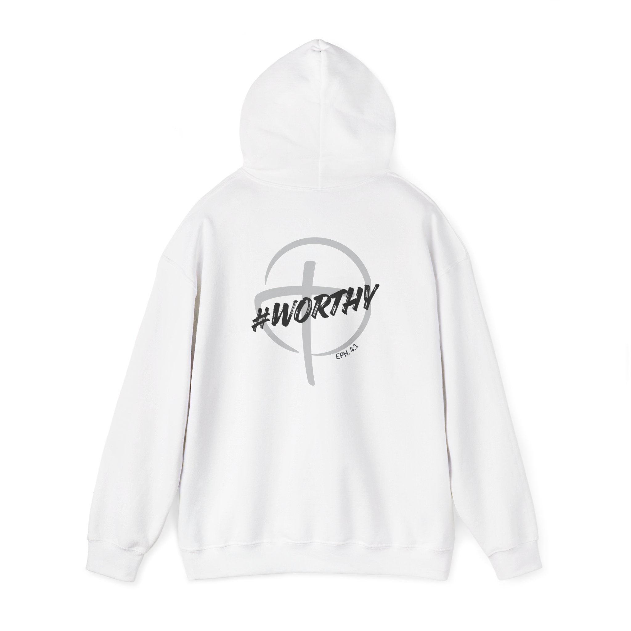 #Worthy Unisex Hoodie Faith-Inspired Graphic Pullover
