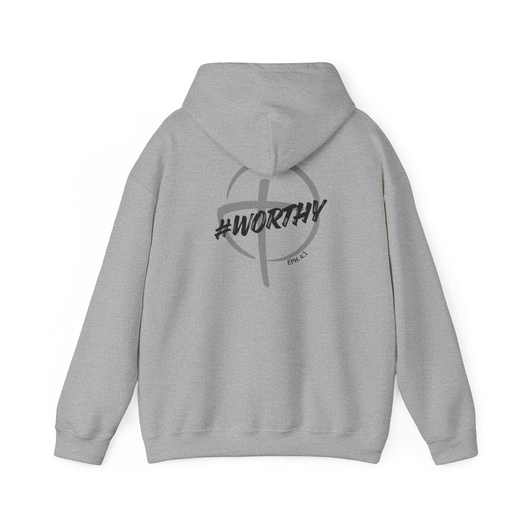 #Worthy Unisex Hoodie Faith-Inspired Graphic Pullover