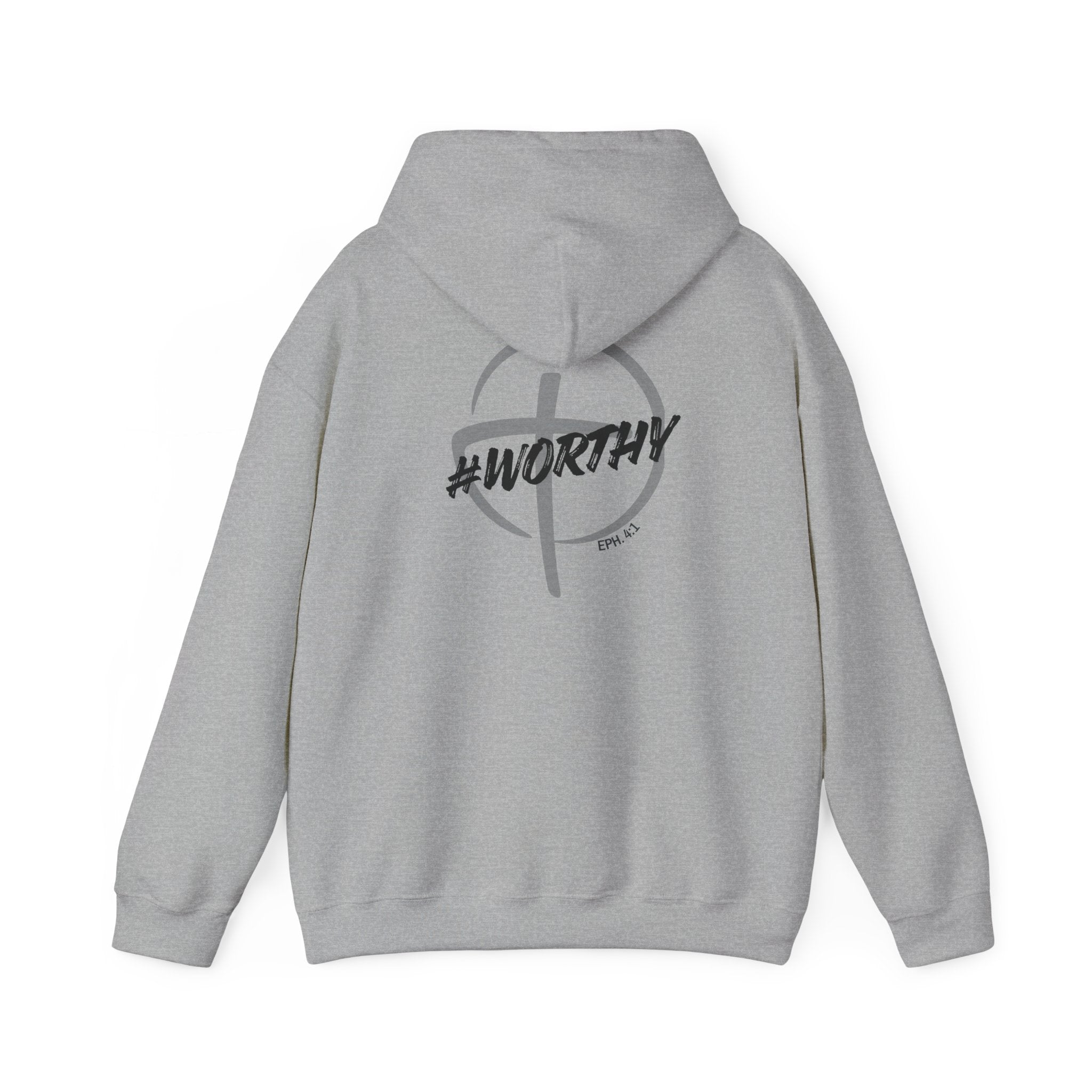 #Worthy Unisex Hoodie Faith-Inspired Graphic Pullover