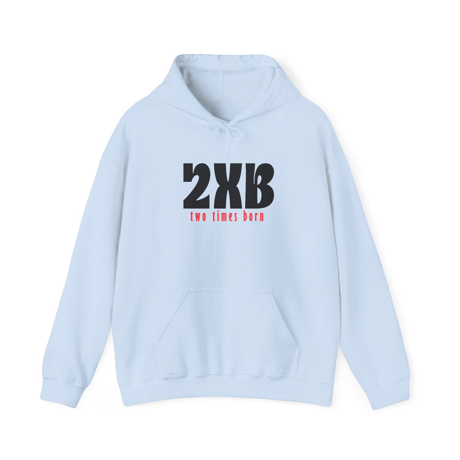 2XB Two Times Born Unisex Pullover Hooded Sweatshirt - Bri Mone&