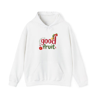 Good Fruit Unisex Hoodie — Matthew 7:20 Graphic Pullover - Bri Mone&