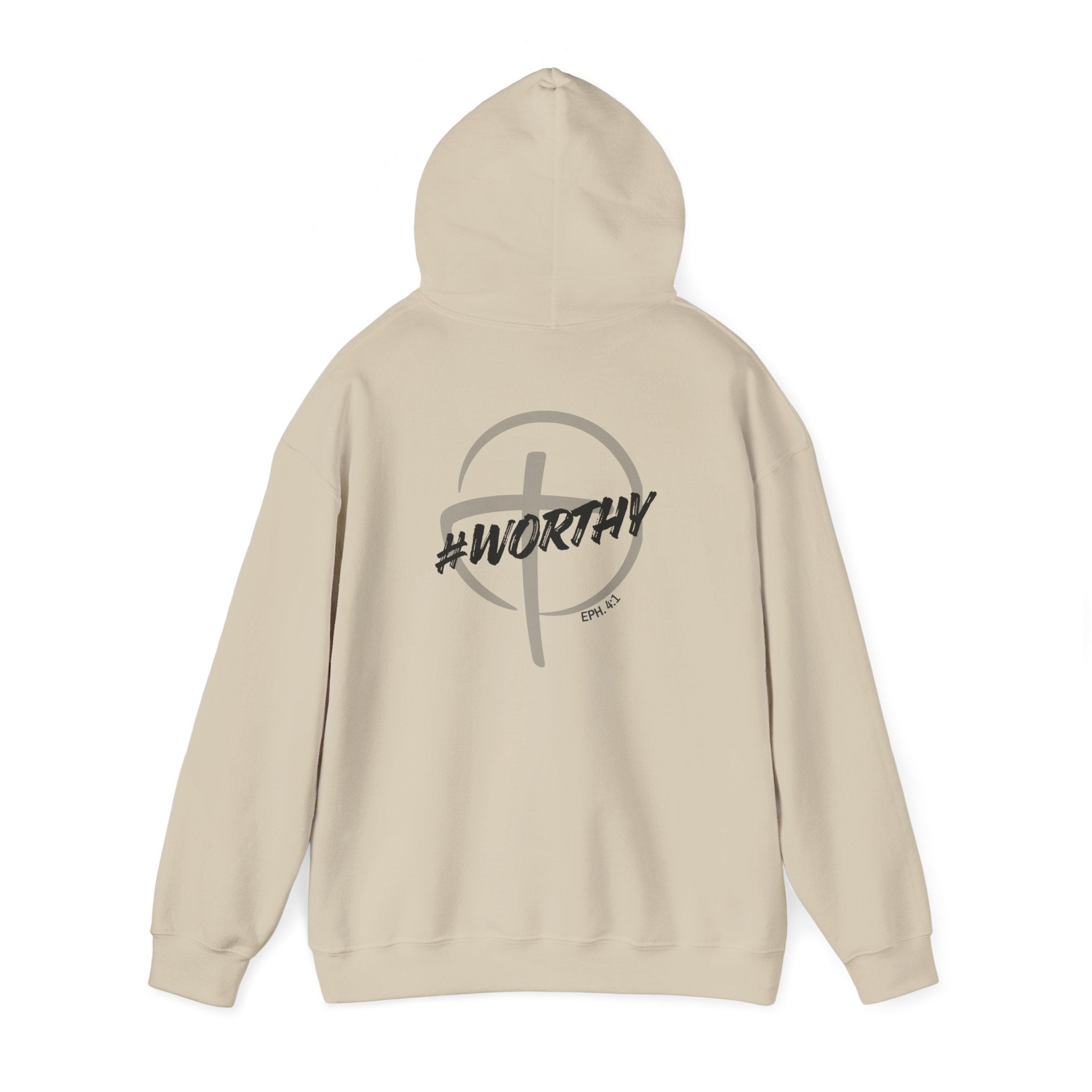 #Worthy Unisex Hoodie Faith-Inspired Graphic Pullover