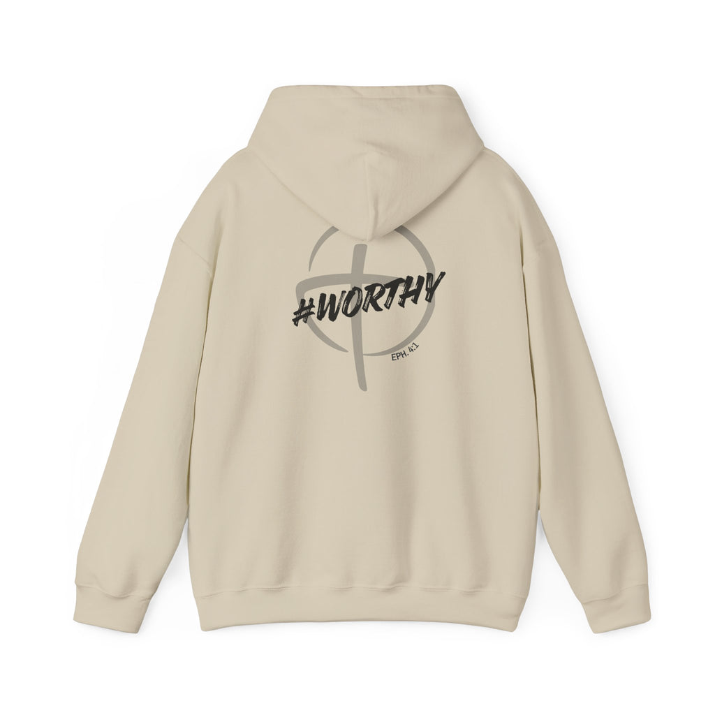 #Worthy Unisex Hoodie Faith-Inspired Graphic Pullover