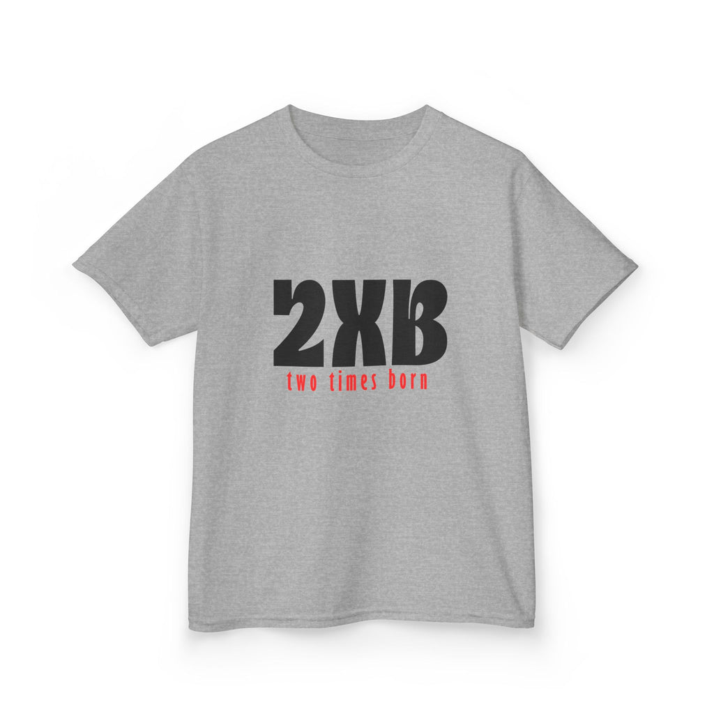 Kids T-Shirt “2xB – two times born” Bold Graphic Tee