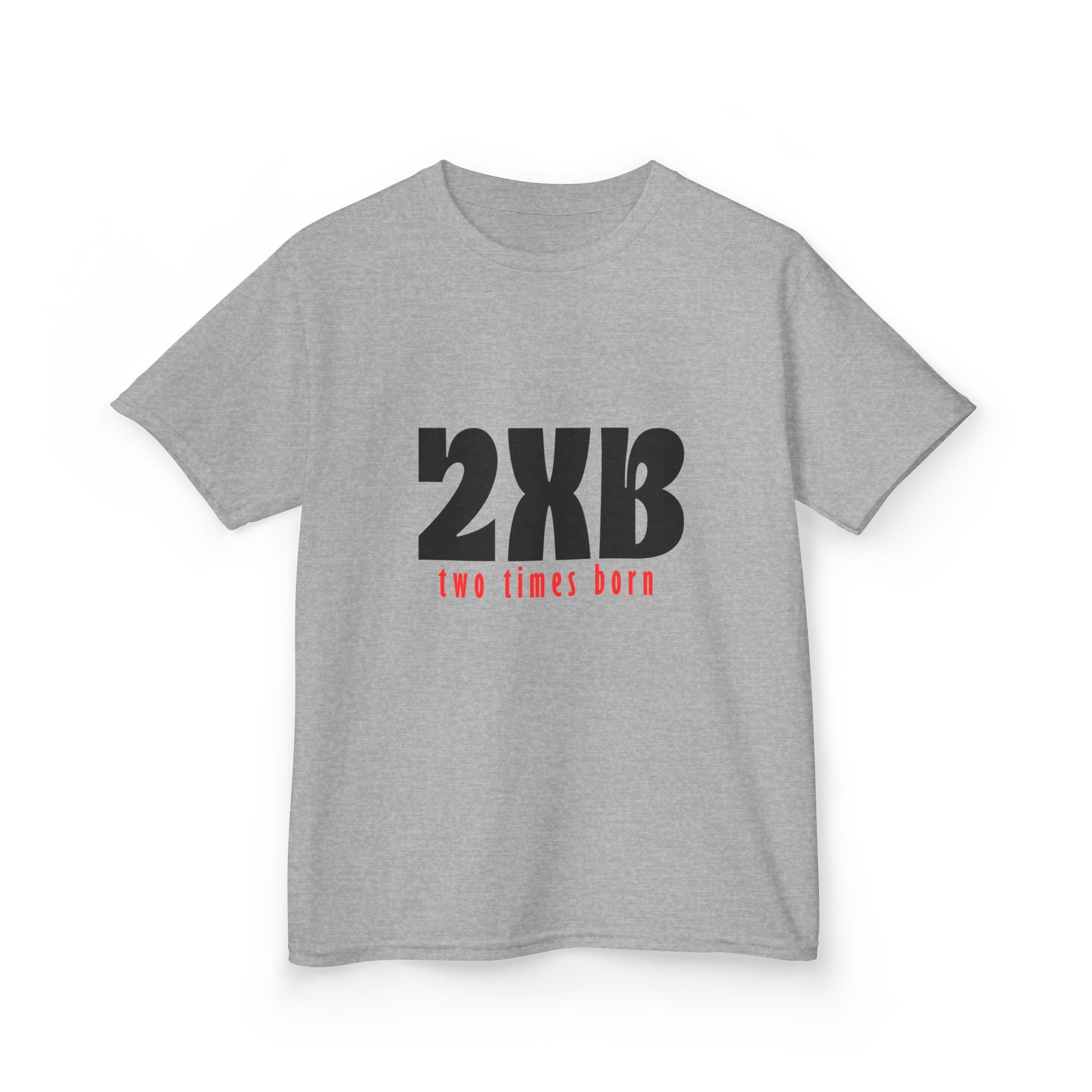 Kids T-Shirt “2xB – two times born” Bold Graphic Tee
