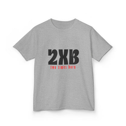 Kids T-Shirt “2xB – two times born” Bold Graphic Tee - Bri Mone&