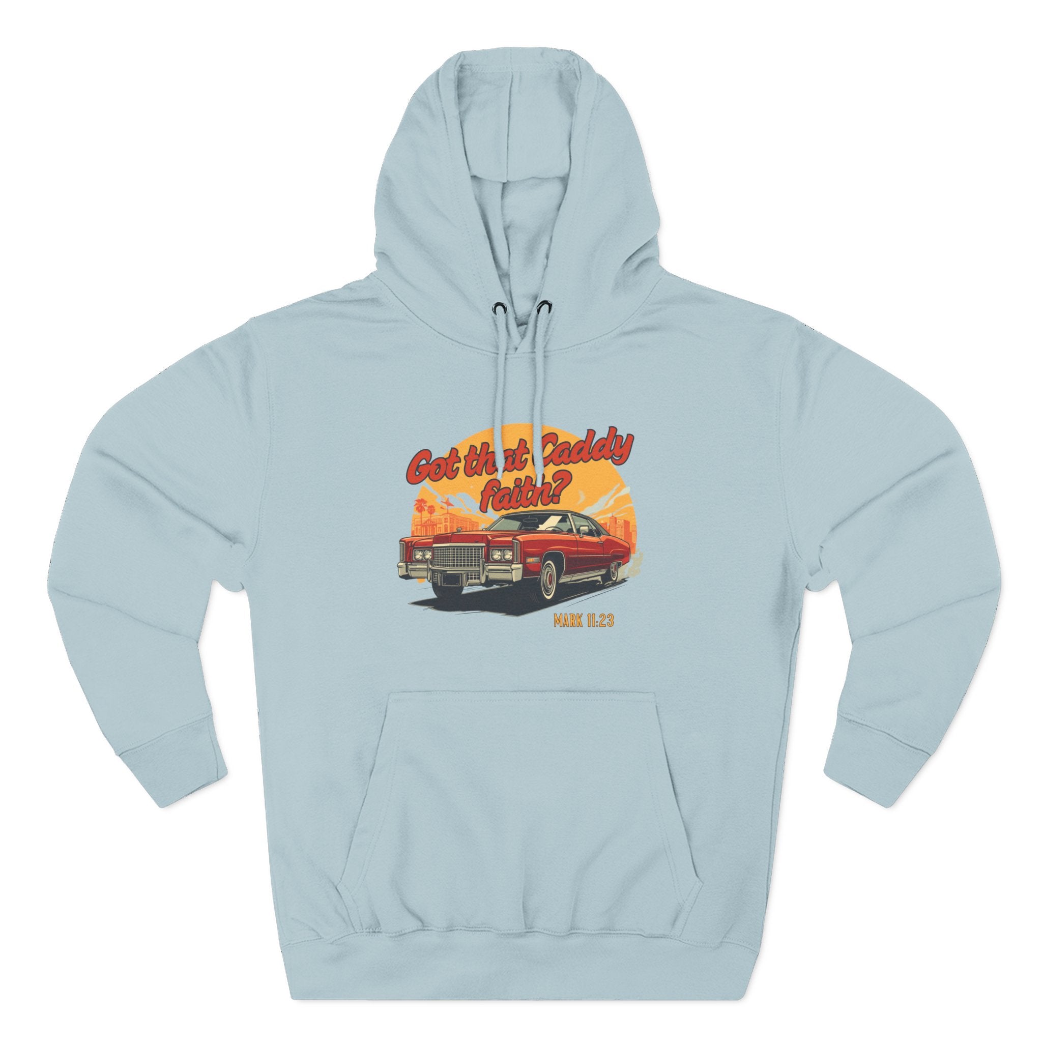 Caddy Faith Unisex Hoodie – Retro Graphic