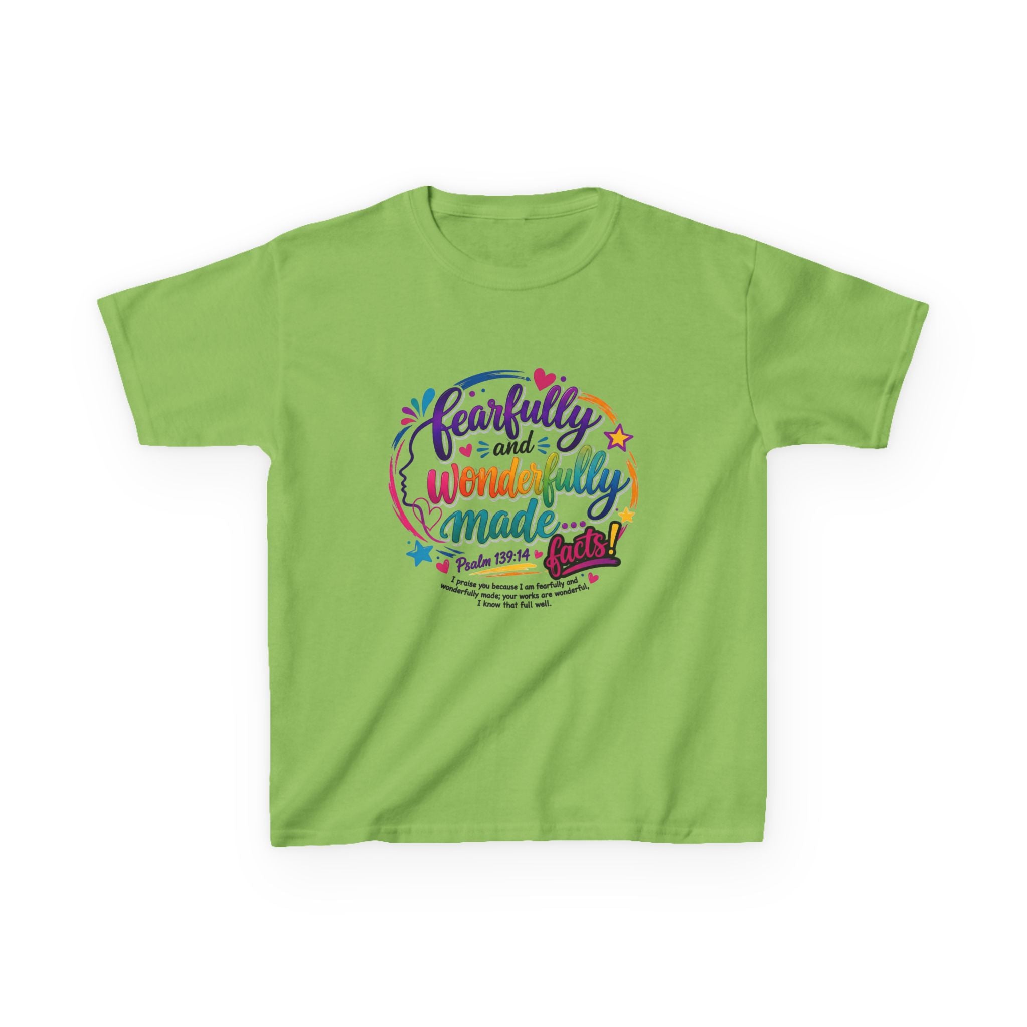 Fearfully and Wonderfully Made Kids Heavy Cotton Tee