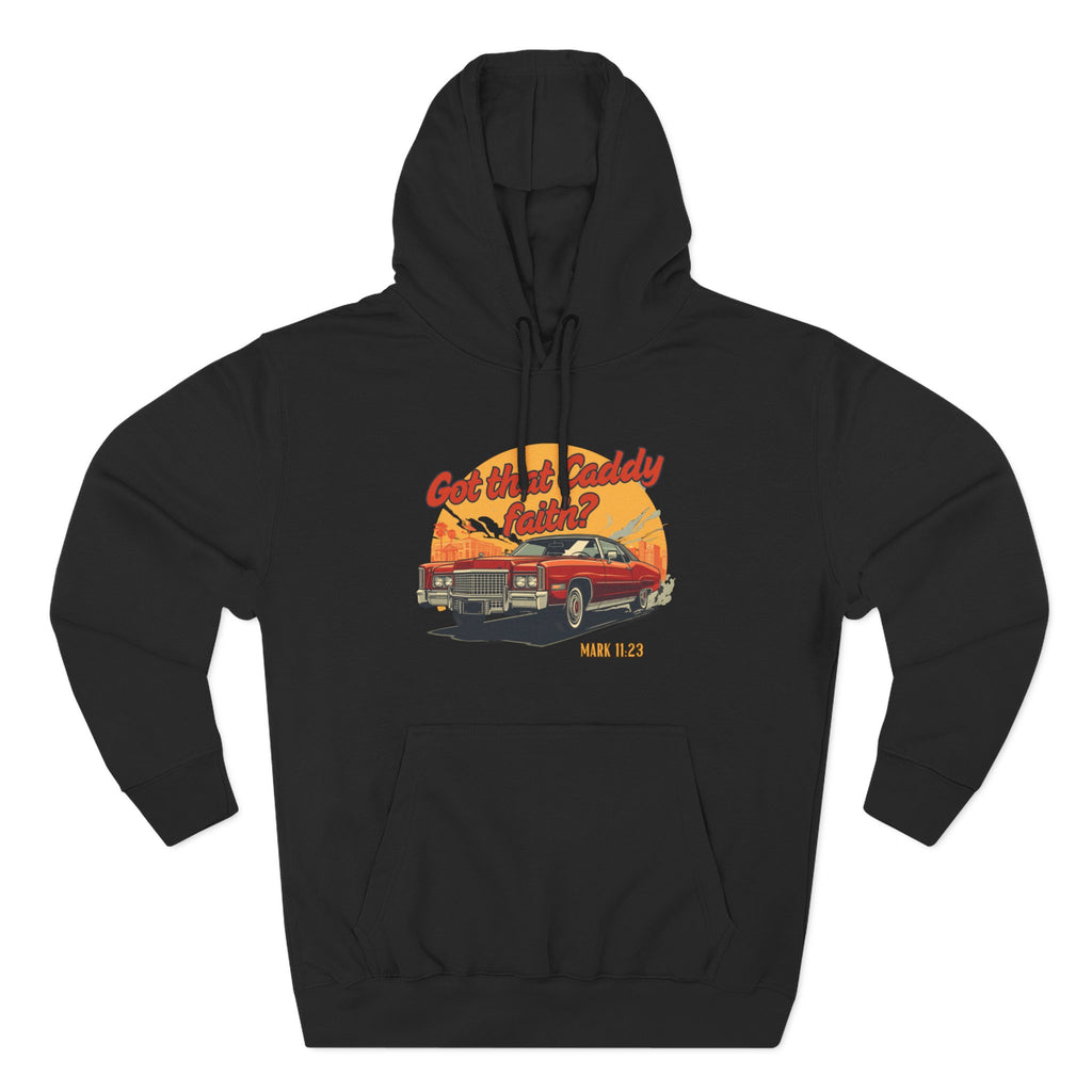 Caddy Faith Unisex Hoodie – Retro Graphic