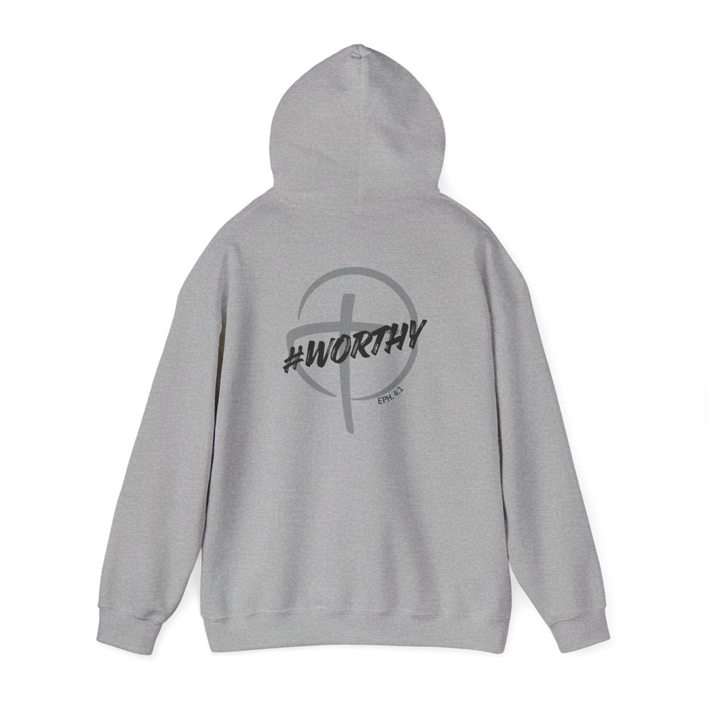 #Worthy Unisex Hoodie Faith-Inspired Graphic Pullover