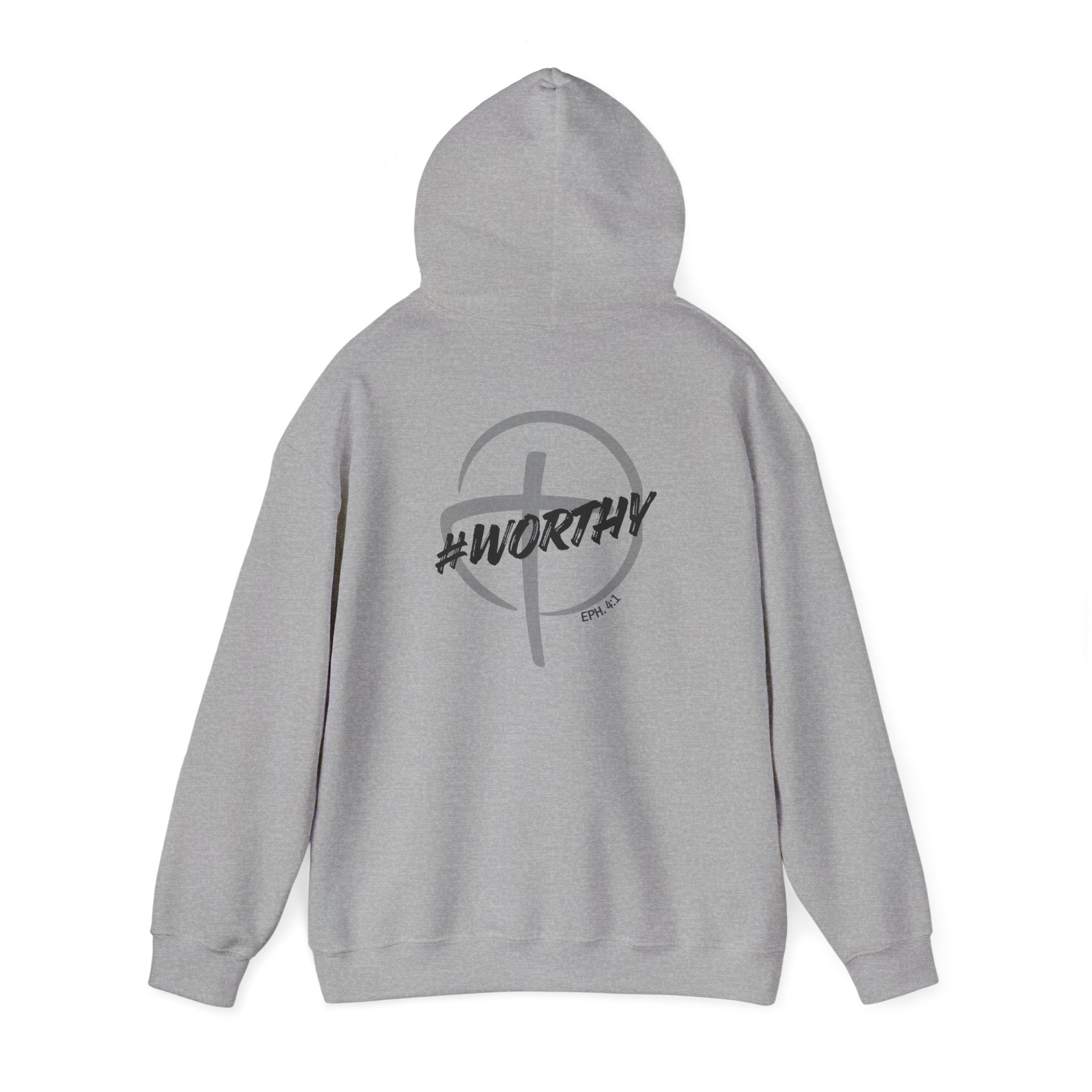 #Worthy Unisex Hoodie Faith-Inspired Graphic Pullover