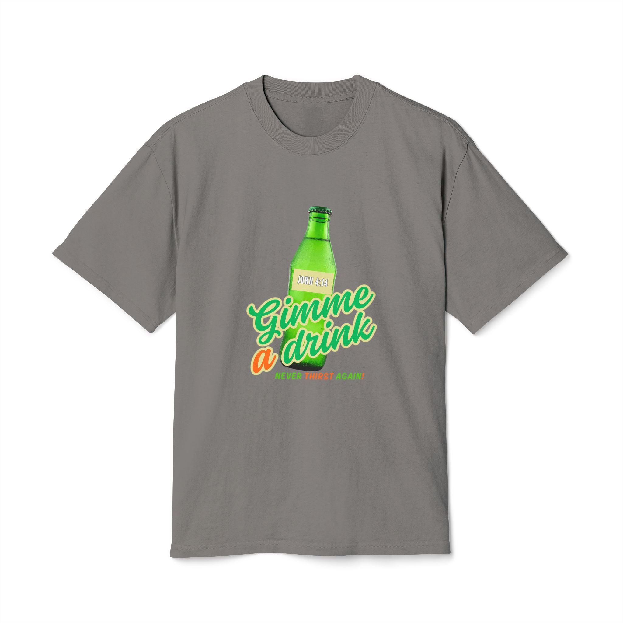 Gimme a Drink Men's T-Shirt — Retro Soda Bottle Graphic Tee