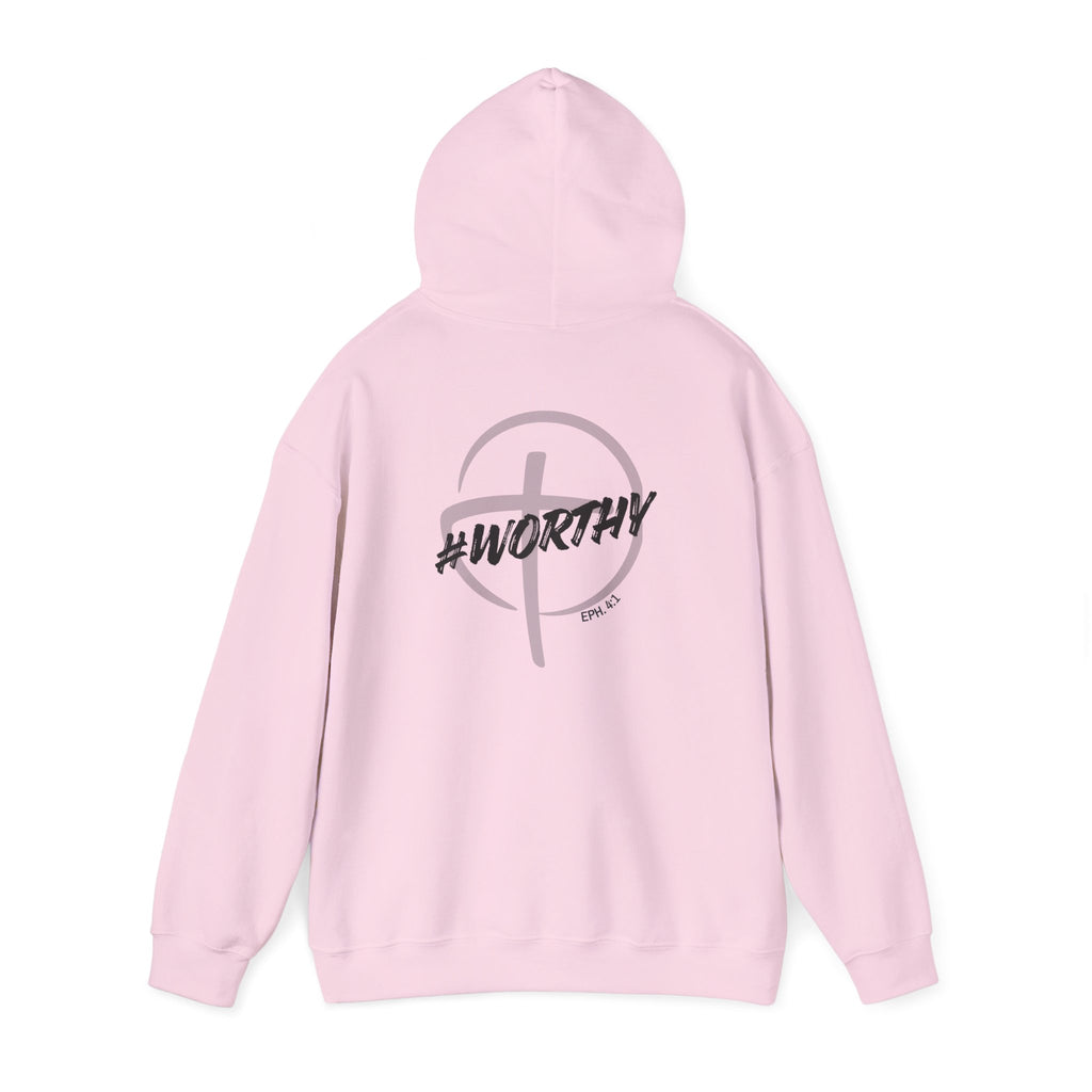 #Worthy Unisex Hoodie Faith-Inspired Graphic Pullover