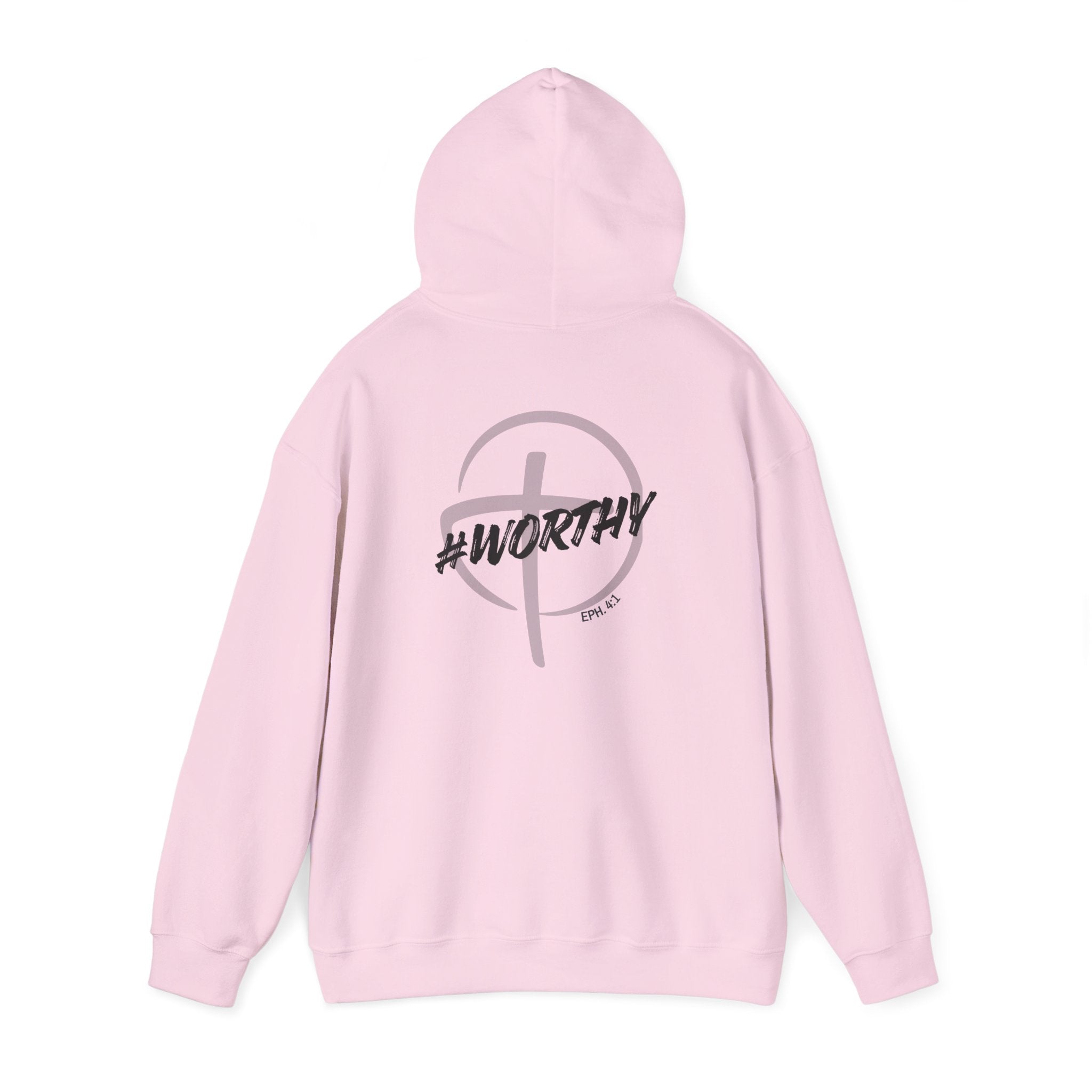 #Worthy Unisex Hoodie Faith-Inspired Graphic Pullover
