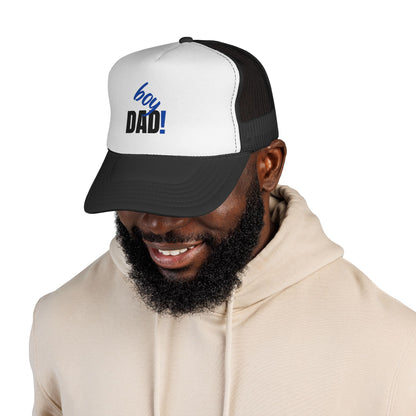 Boy Dad Trucker Cap — New Baby Announcement Hat for Proud Fathers - Bri Mone&