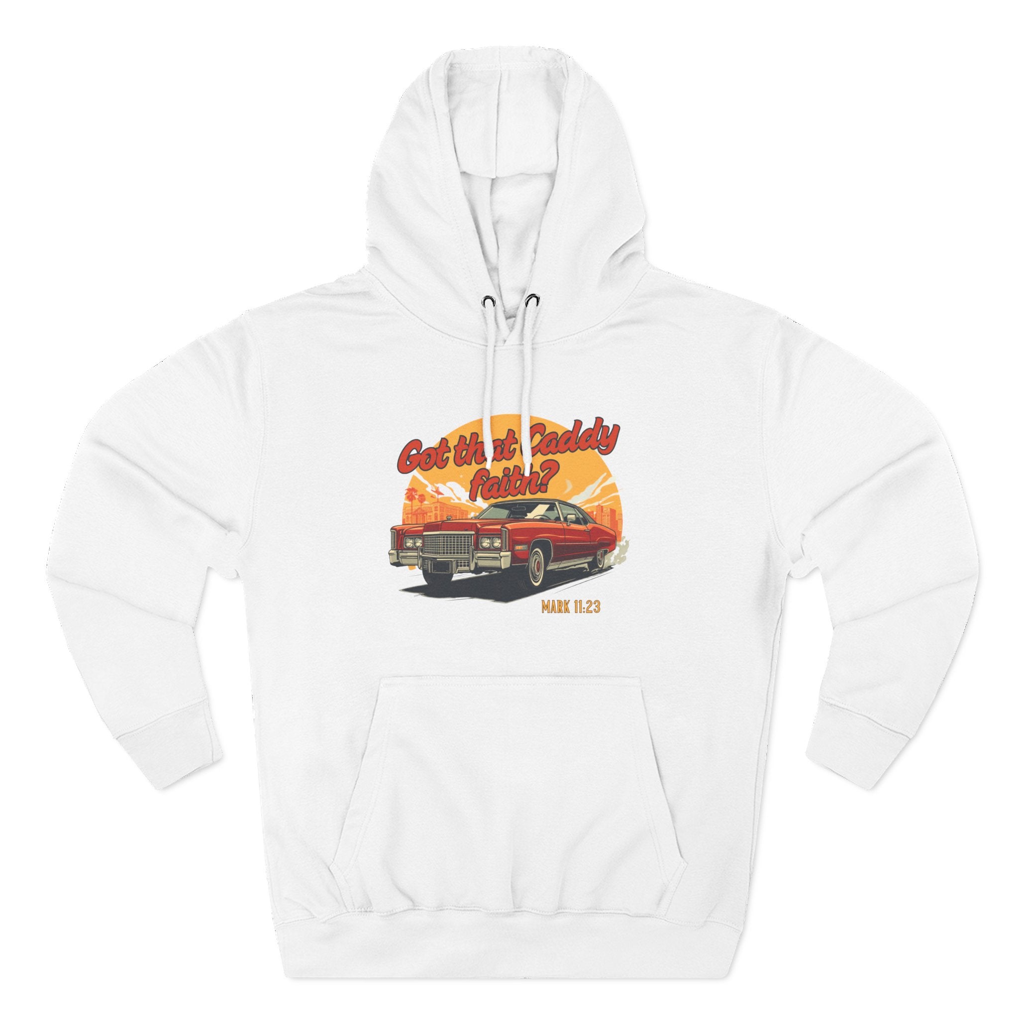 Caddy Faith Unisex Hoodie – Retro Graphic