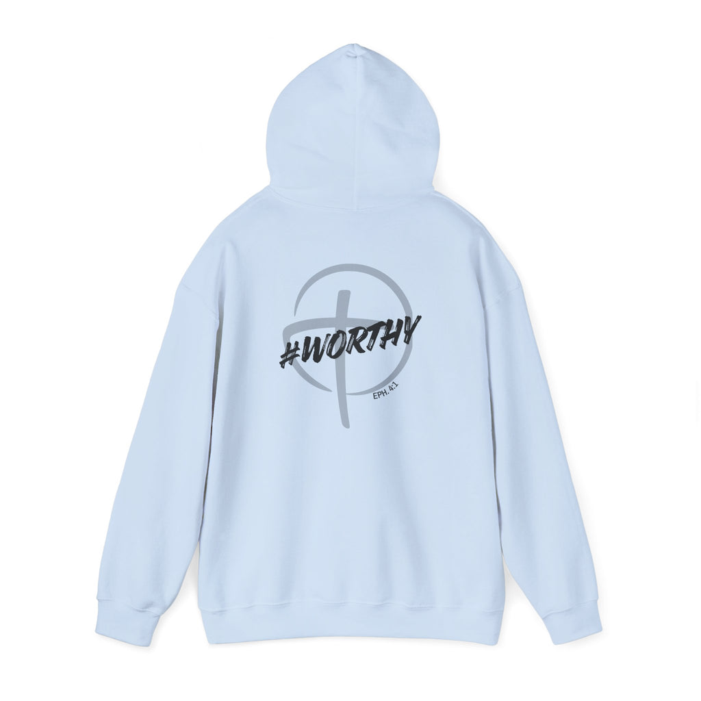 #Worthy Unisex Hoodie Faith-Inspired Graphic Pullover