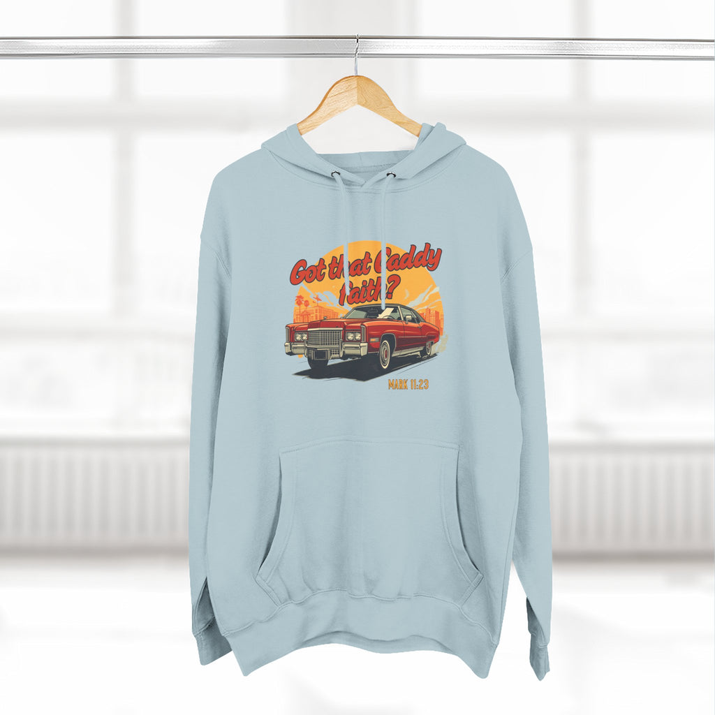 Caddy Faith Unisex Hoodie – Retro Graphic