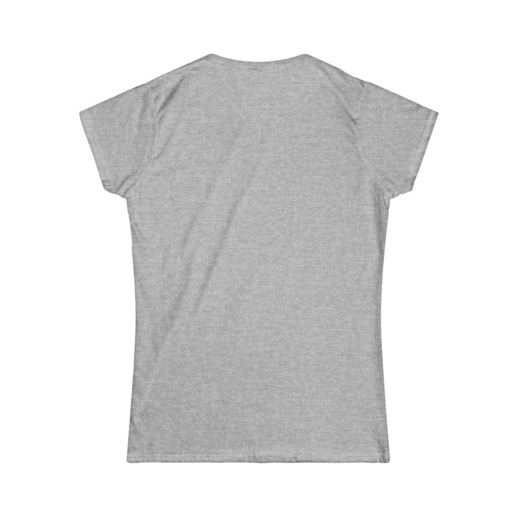 Women’s White Caddy Faith Tee — Classic Softstyle Short Sleeve Shirt