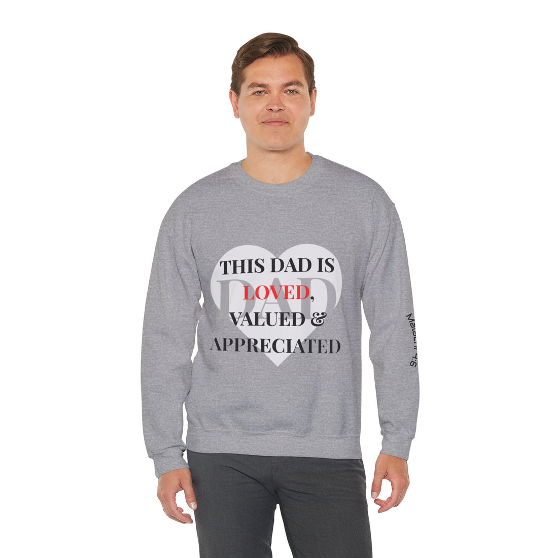 Dad Appreciation - Heavy Blend™ Crewneck Sweatshirt - Bri Mone&