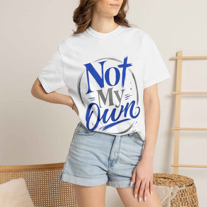 Not My Own T-Shirt  Christian Faith Graphic Tee  1 Corinthians 6:19