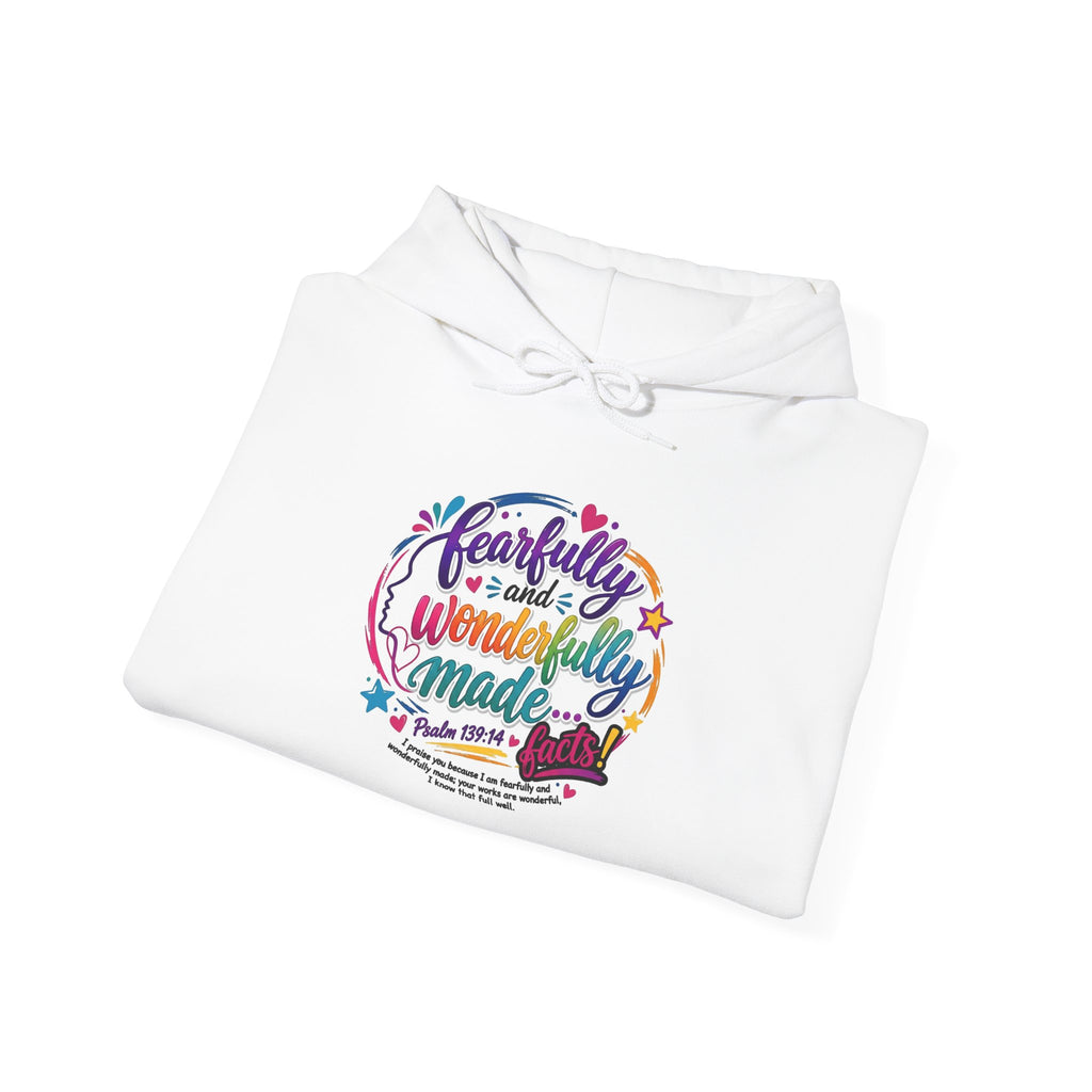 Fearfully & Wonderfully Made Women's Hoodie — Christian Scripture Sweatshirt