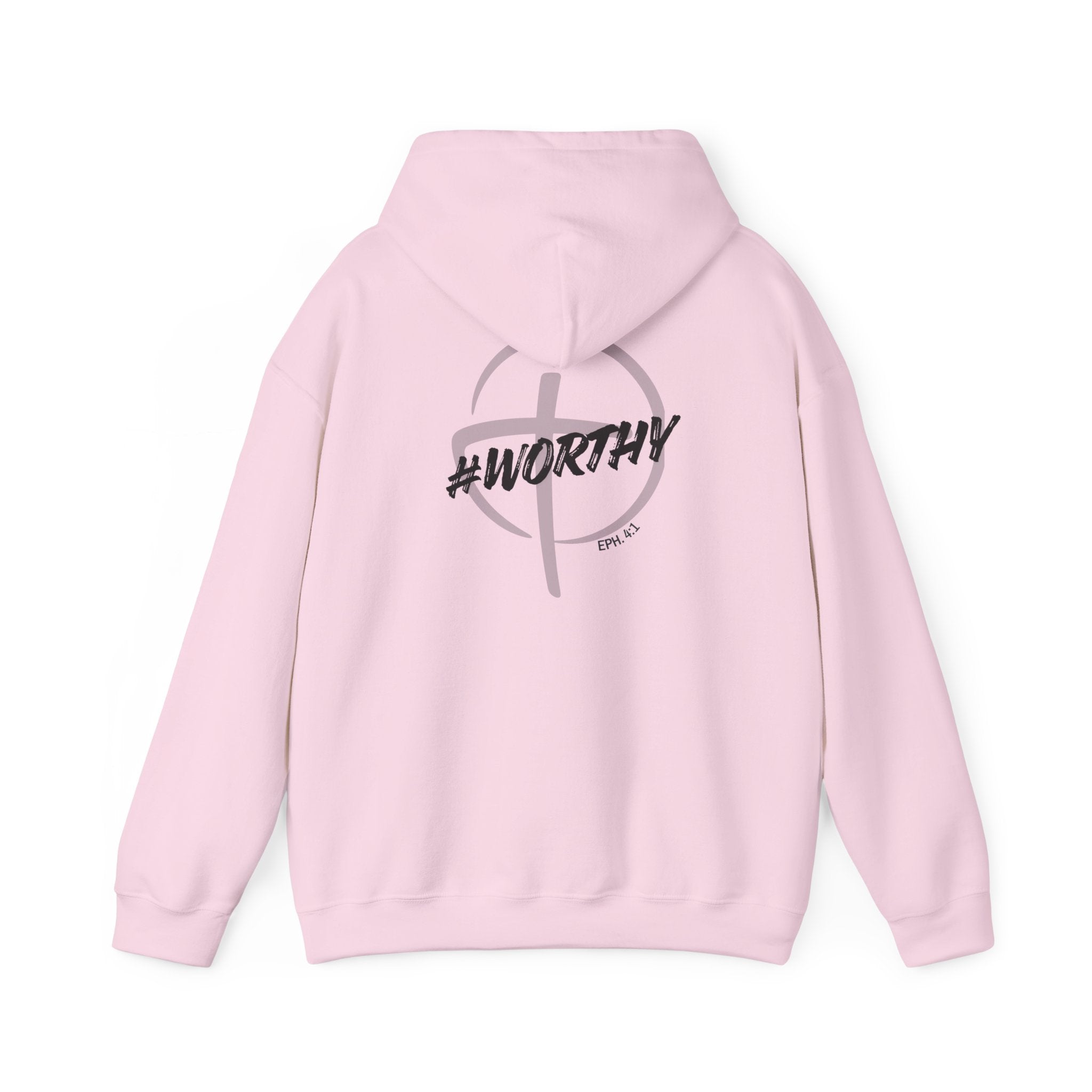 #Worthy Unisex Hoodie Faith-Inspired Graphic Pullover