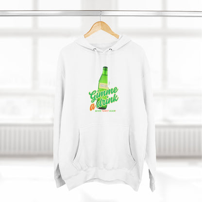 Gimme a Drink Hoodie – Retro Soda Bottle Graphic Pullover - Bri Mone&