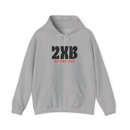 2XB Two Times Born Unisex Pullover Hooded Sweatshirt - Bri Mone&