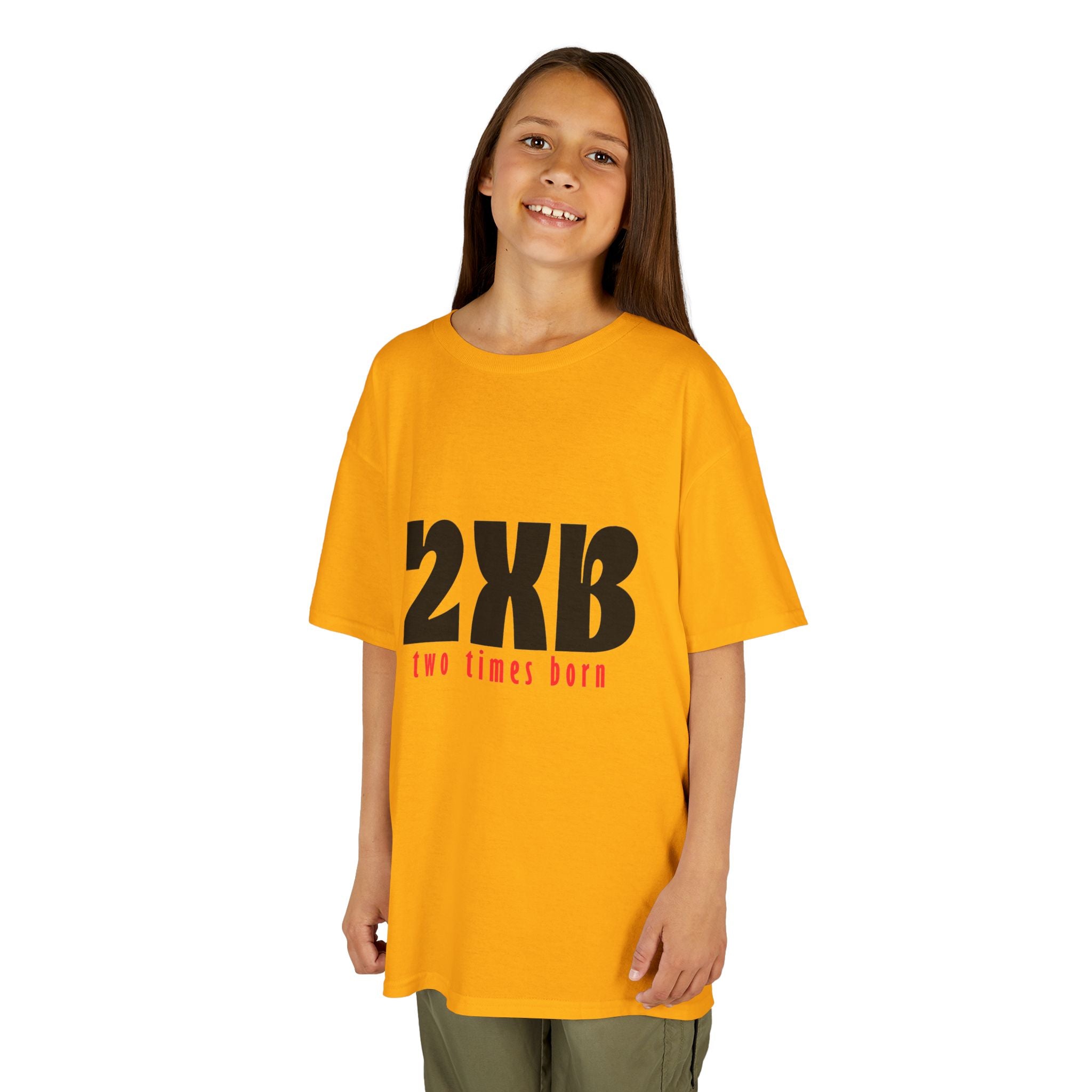Kids T-Shirt “2xB – two times born” Bold Graphic Tee