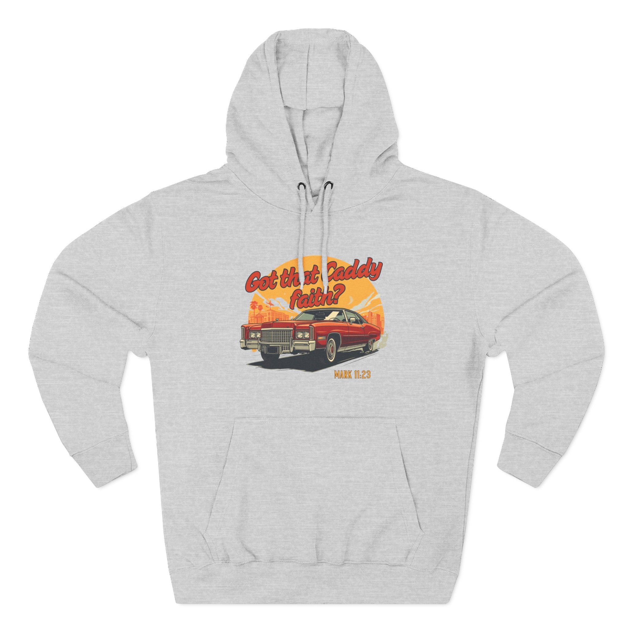 Caddy Faith Unisex Hoodie – Retro Graphic