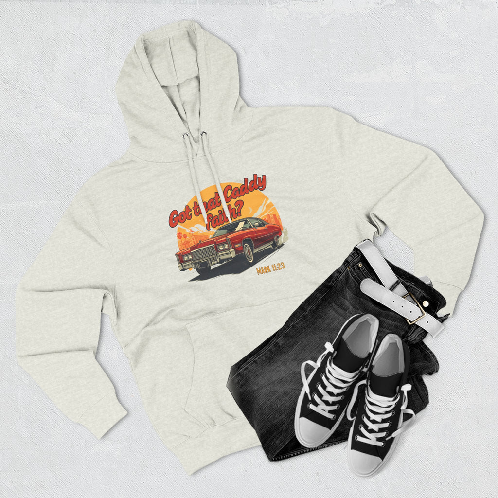 Caddy Faith Unisex Hoodie – Retro Graphic