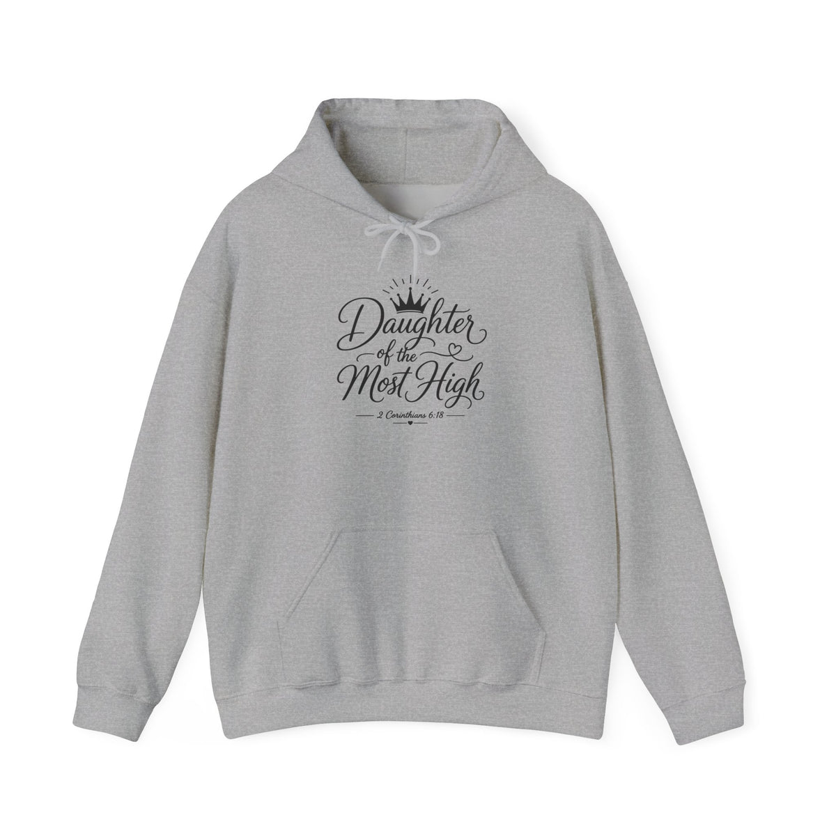 Daughter of the Most High Hoodie - Christian Faith Scripture Sweatshirt - Bri Mone&