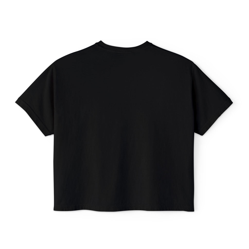 Joy Comes in the Morning Women's Cropped Tee — Inspirational Sunrise Graphic