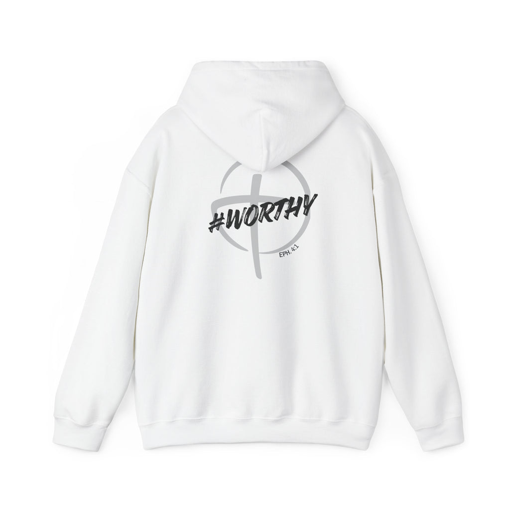 #Worthy Unisex Hoodie Faith-Inspired Graphic Pullover