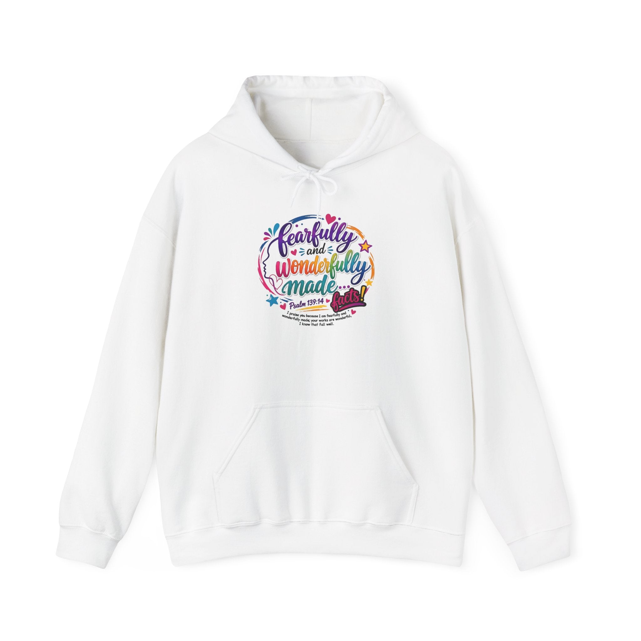 Fearfully & Wonderfully Made Women's Hoodie — Christian Scripture Sweatshirt